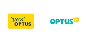 Rebranding de la marca Optus.