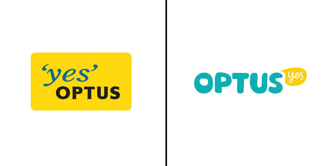 Rebranding de la marca Optus.